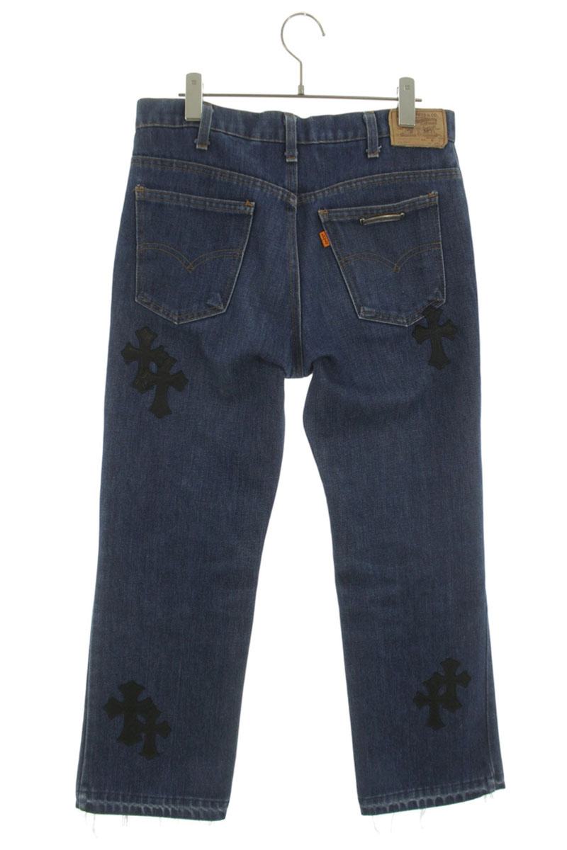Chrome Hearts Washed Cross Patch 517 Jeans Indigo Size 29