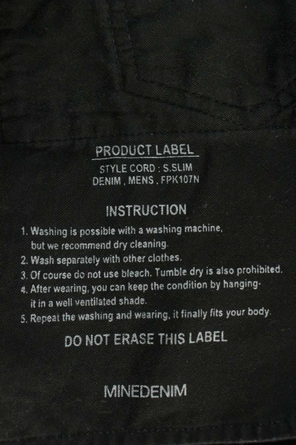 MINEDENIM 5-Pocket Denim Pants Button Fly Size 11