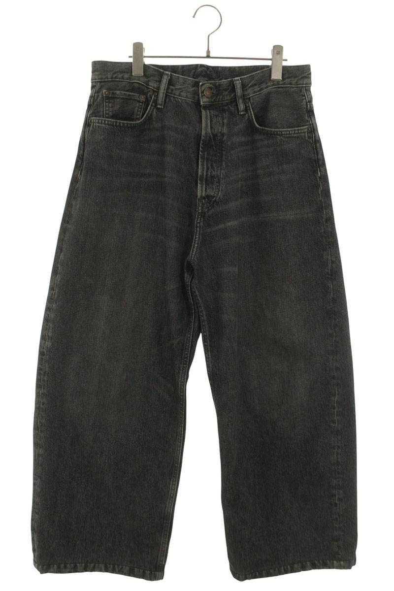 ACNE STUDIOS 1989 Ash Black Washed Baggy Denim Size 29
