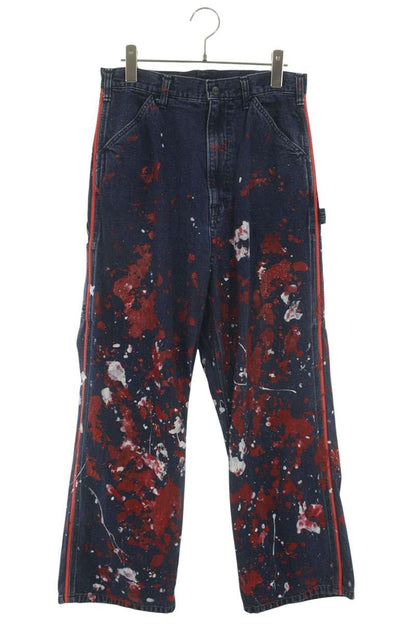 Needles 19AW Paint Splatter Painter Denim Pants Size 28