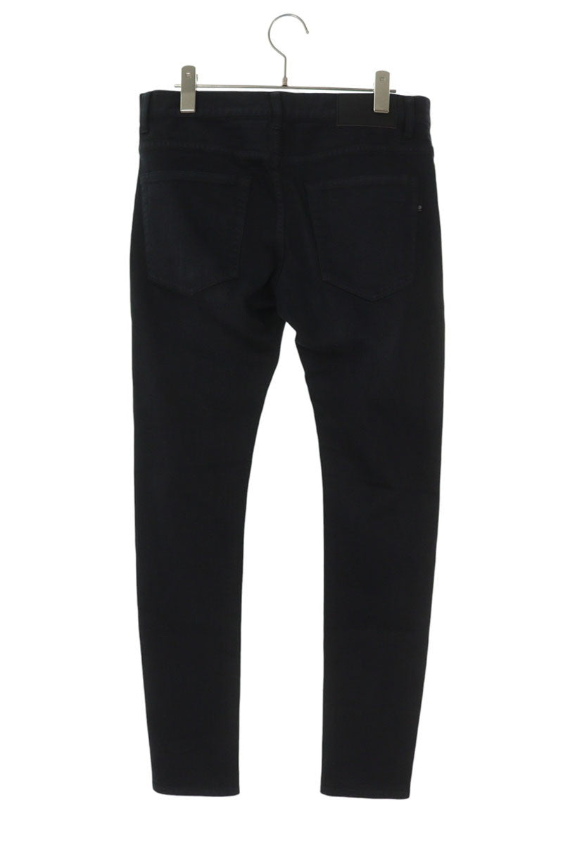 UNDERCOVER 24SS Knee Ripped Skinny Denim Pants Black Size 32