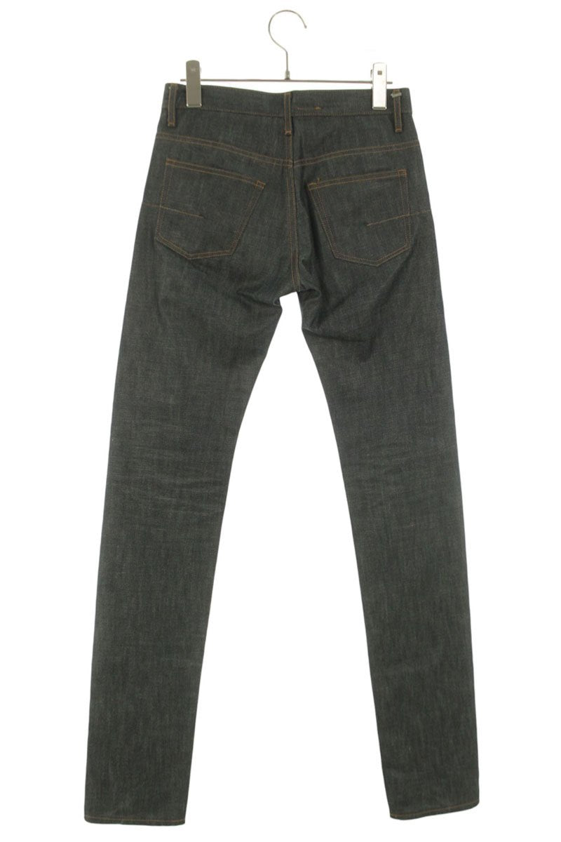 Dior HOMME Sharp Notation Coated Skinny Jeans Blue Size 26