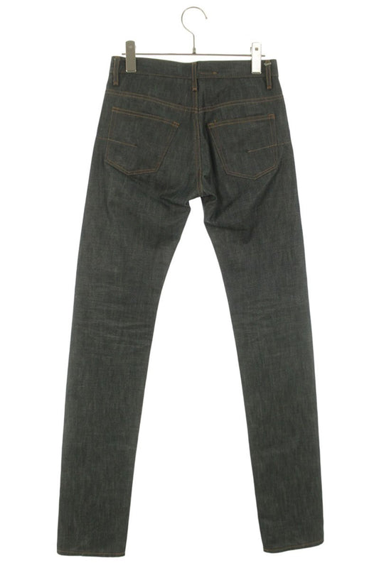 Dior HOMME Sharp Notation Coated Skinny Jeans Blue Size 26
