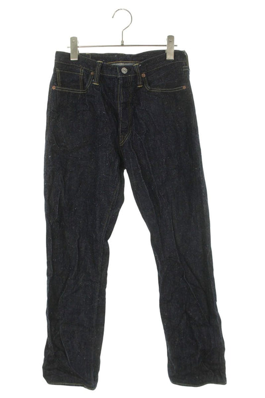 SAINT MICHAEL Rigid Blue Denim Pants Indigo Button Size 32