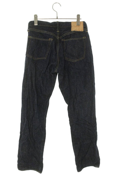 SAINT MICHAEL Rigid Blue Denim Pants Indigo Button Size 32