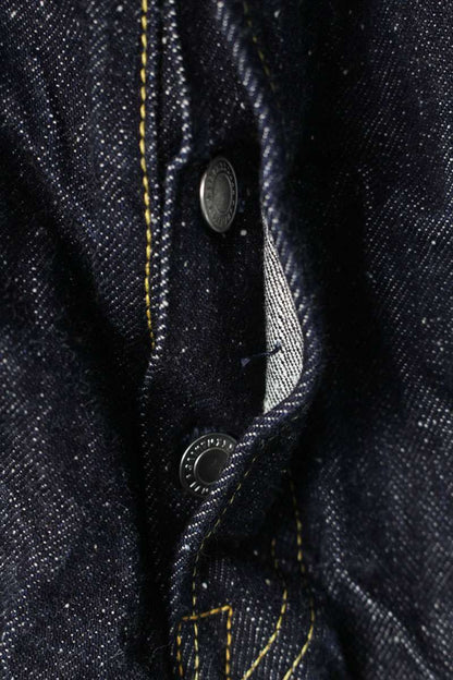 SAINT MICHAEL Rigid Blue Denim Pants Indigo Button Size 32