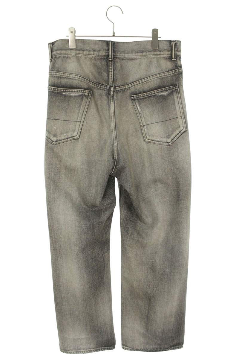 ANCELLM CRASH SELVEDGE Distressed Denim Gray Size 32
