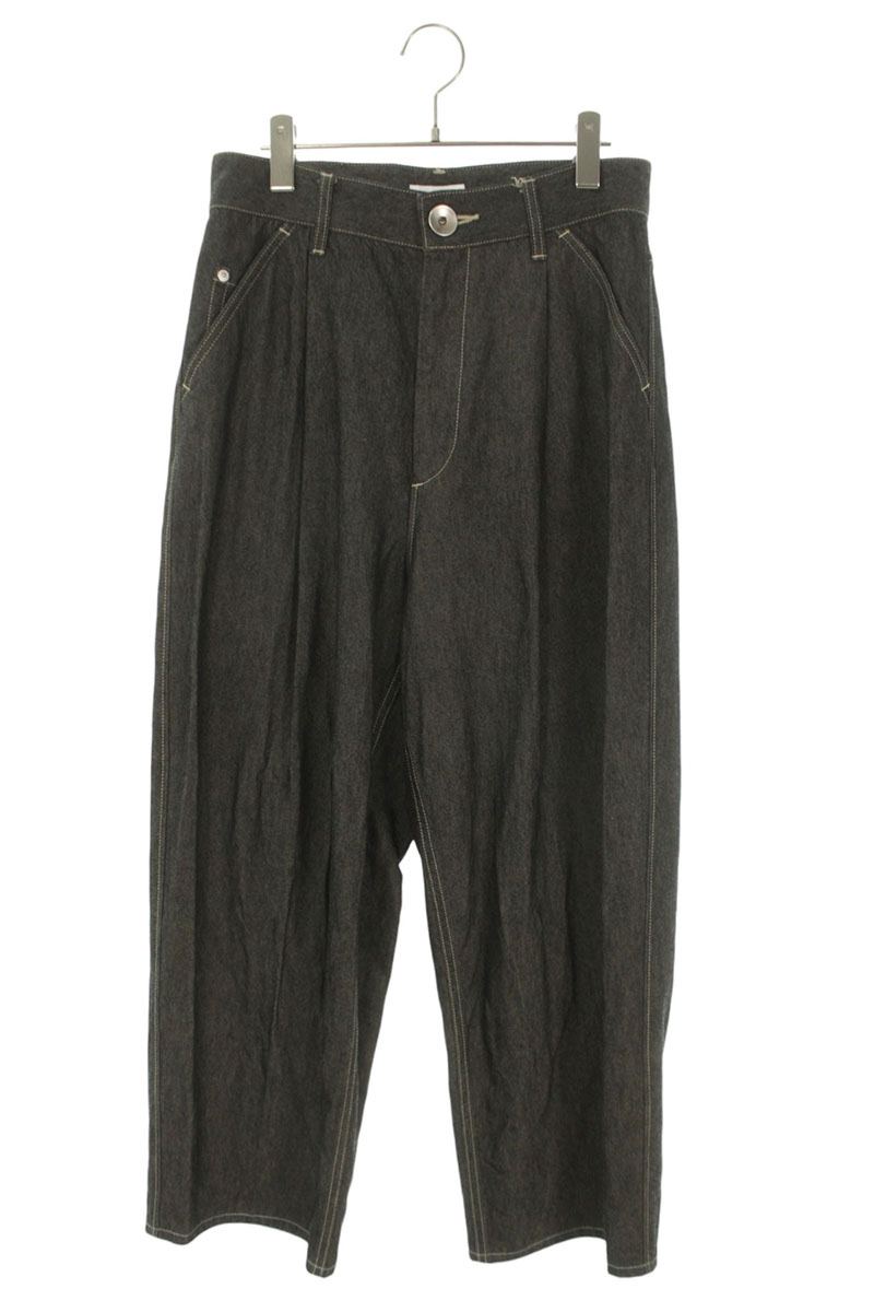 THE RERACS 24FW Pleated Denim Pants Black Size 33