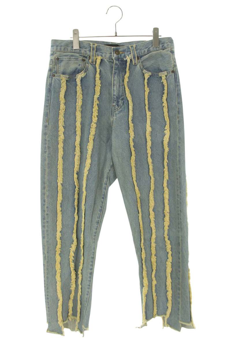 JUN Panel Denim Pants Indigo Blue Size 30