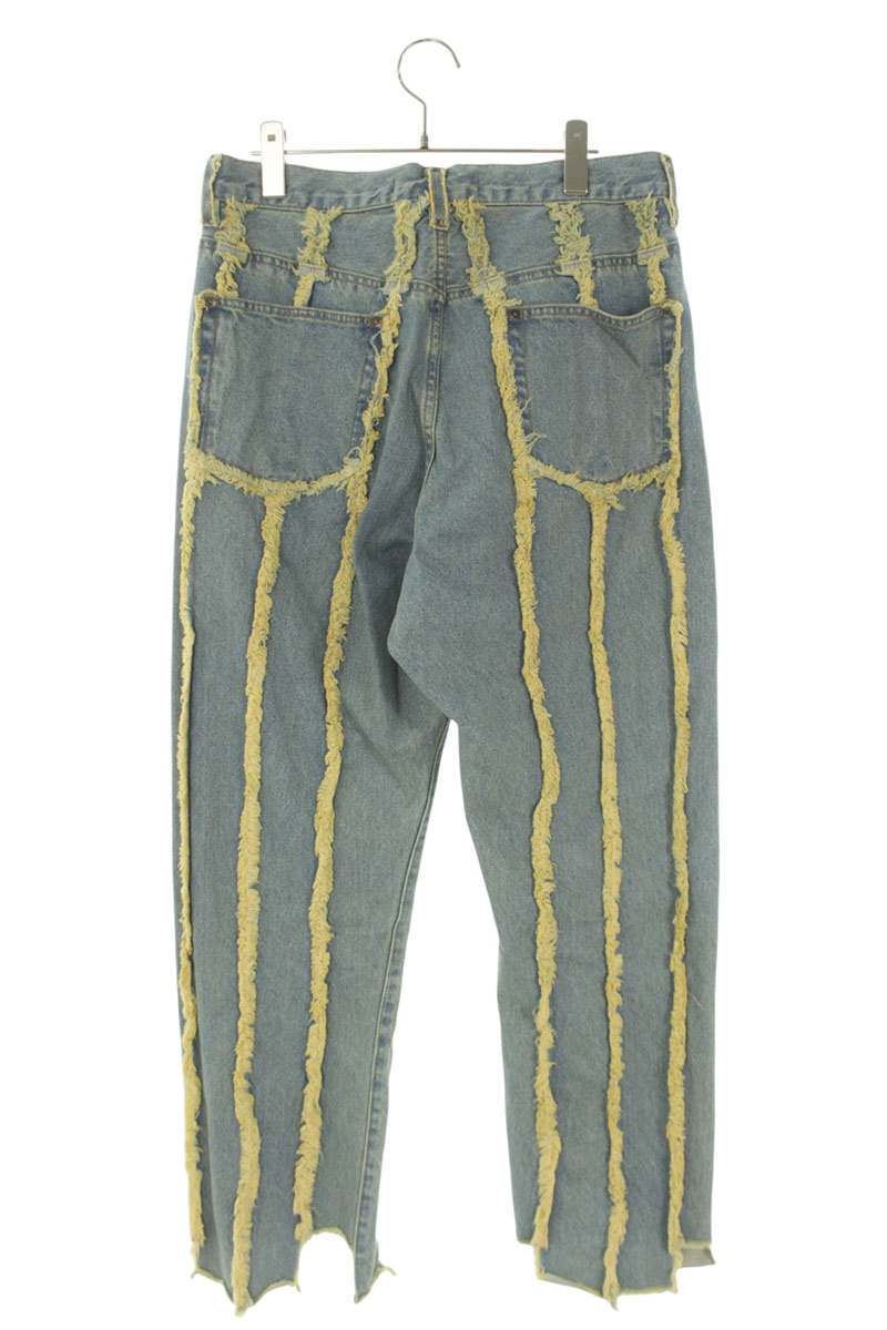 JUN Panel Denim Pants Indigo Blue Size 30