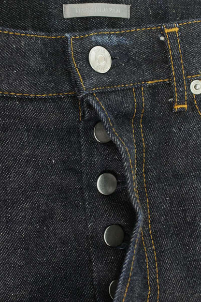 DIOR x Sacai Button-Fly Snap Tapered Denim Indigo Size 29