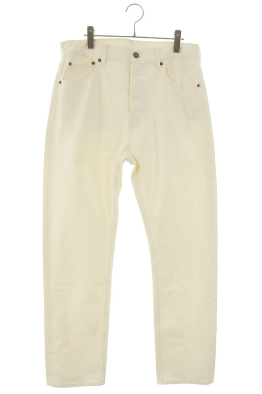 FEAR OF GOD 5 Pocket Button Fly Denim Pants White Size 31