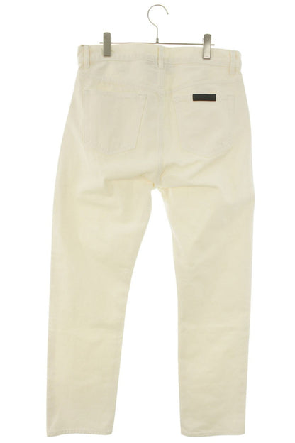 FEAR OF GOD 5 Pocket Button Fly Denim Pants White Size 31