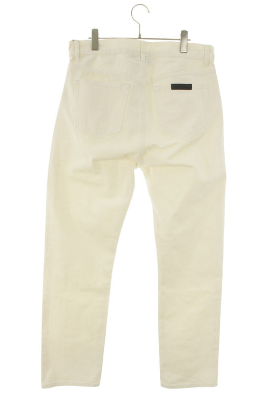 FEAR OF GOD 5 Pocket Button Fly Denim Pants White Size 31