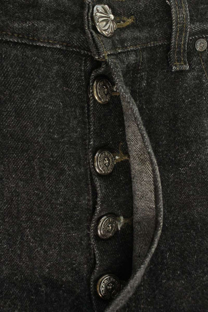 Chrome Hearts U VNTG JEAN BLK RED TAB 501 Cross Size 33