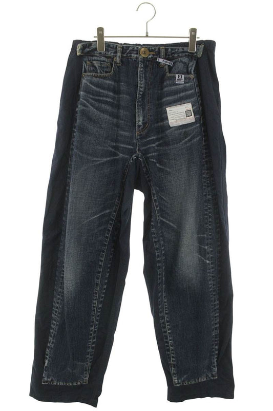 MIHARAYASUHIRO Embeded Denim Pants Indigo Navy Size 33