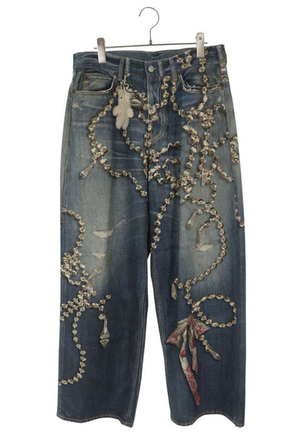 ACNE STUDIOS Trompe L'oeil Baggy Denim Indigo Size 32