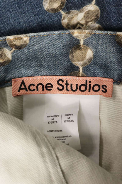 ACNE STUDIOS Trompe L'oeil Baggy Denim Indigo Size 32