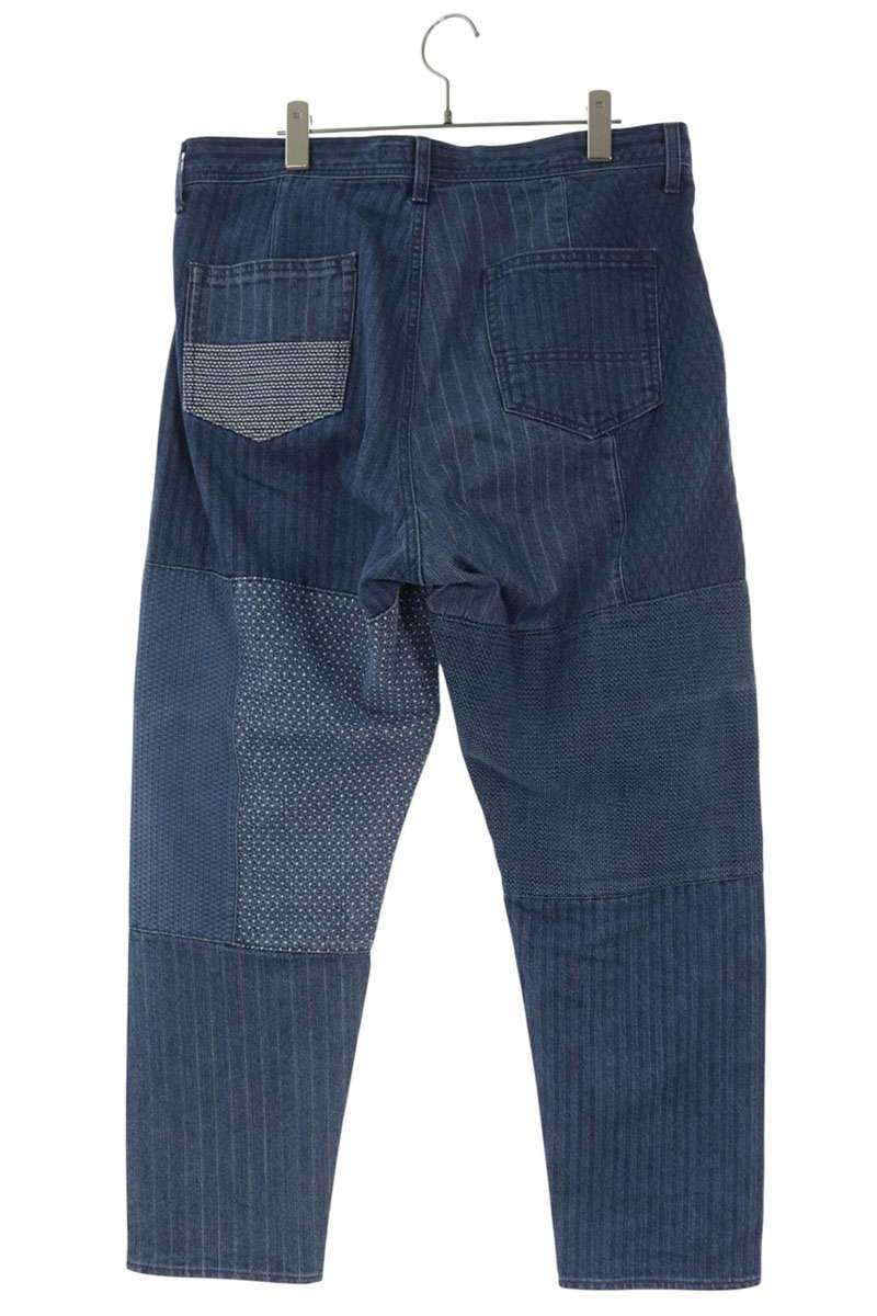 FUNDA MENTAL Patchwork Denim Pants Indigo Size 32