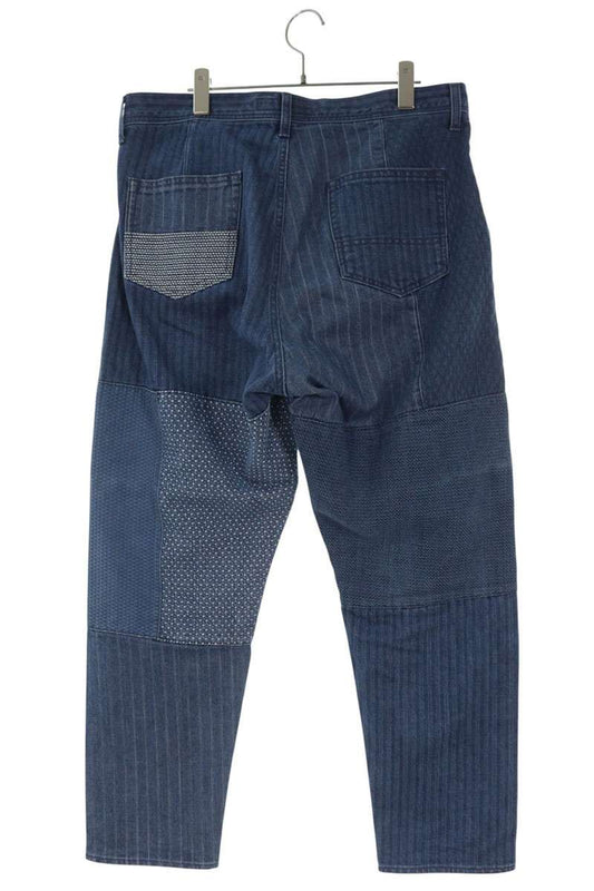 FUNDA MENTAL Patchwork Denim Pants Indigo Size 32