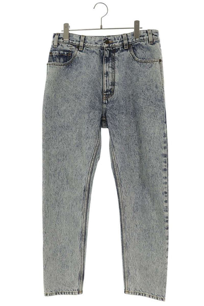 SAINT LAURENT PARIS Washed Denim Pants Light Blue Size 26