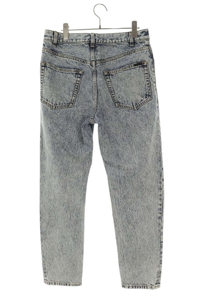 SAINT LAURENT PARIS Washed Denim Pants Light Blue Size 26