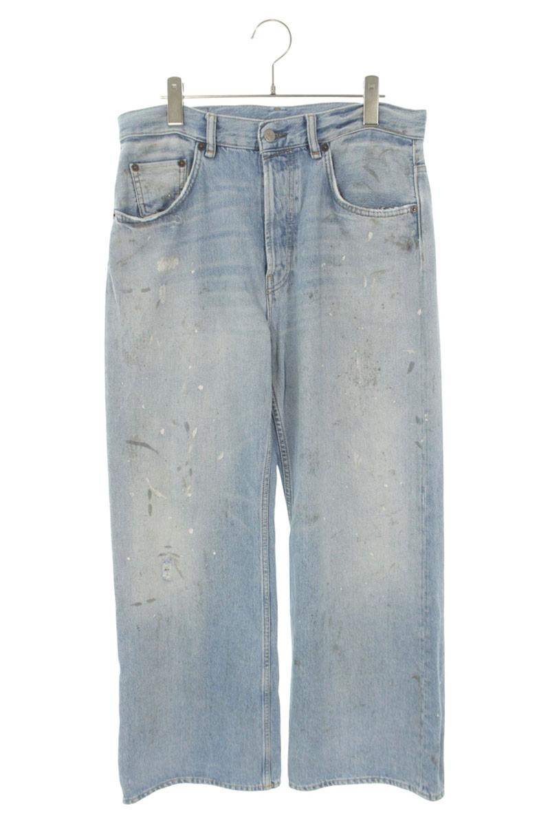 ACNE STUDIOS Distressed Denim Pants Indigo Size 31