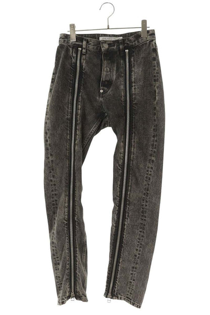 JOHNLAWRENCESULLIVAN Zip Embellished Denim Grey Size 30