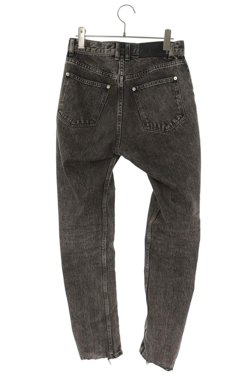JOHNLAWRENCESULLIVAN Zip Embellished Denim Grey Size 30