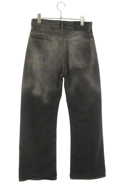 ACNE STUDIOS Black Trafalgar Washed Painted Flare Size 28