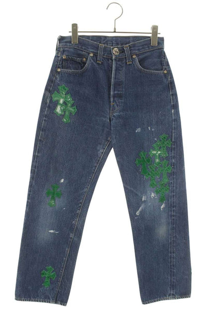 Chrome Hearts Matty Boy Alligator Patch Denim Size 26
