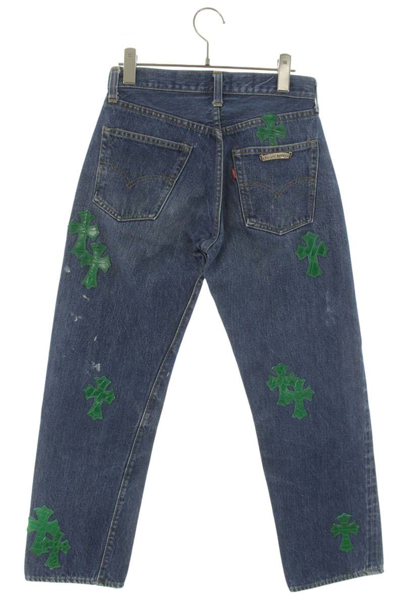 Chrome Hearts Matty Boy Alligator Patch Denim Size 26