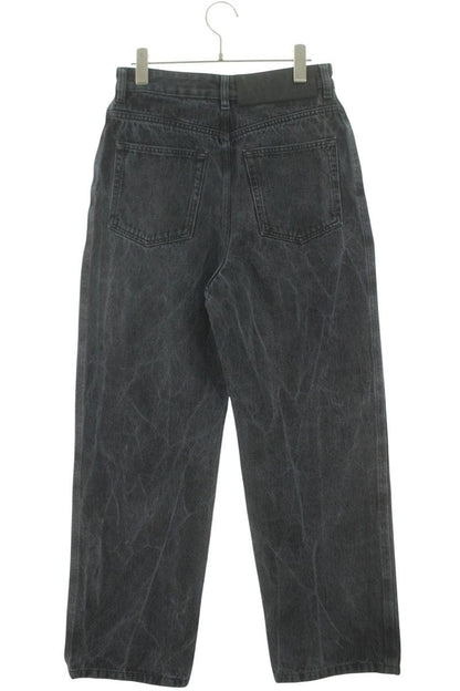 LOEWE Dark Gray Anagram Embroidered Baggy Denim Size 32