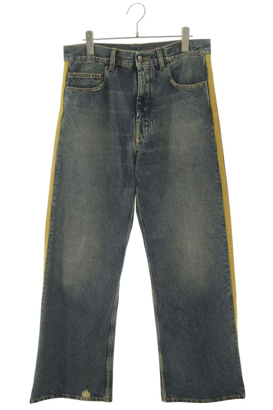 ANN DEMEULEMEESTER Indigo Side Embroidery Denim Size 30