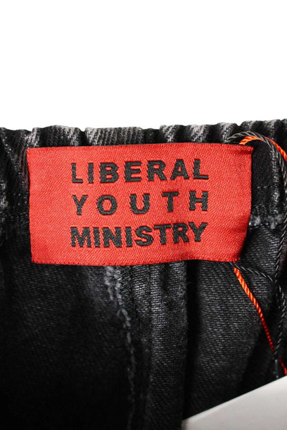 Liberal Youth Ministry Black Zipper Detail Denim Size 34