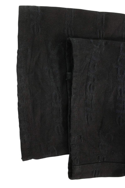 SUPREME 25AW Black Jacquard Logos Double Knee Size 34
