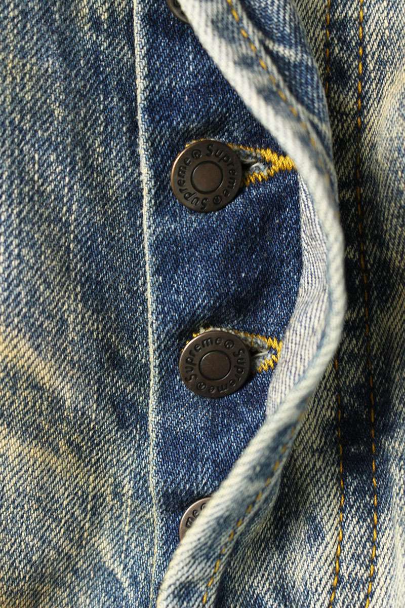 SUPREME 25AW Regular Jean Dirty Indigo Blue Size 34