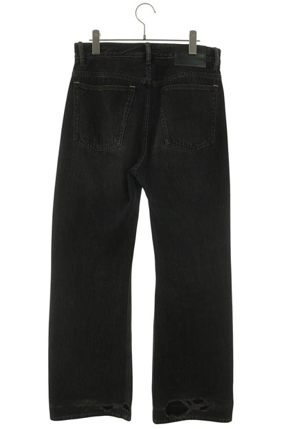 ACNE STUDIOS VINTAGE BLACK Washed Flare Denim Pants Size 29