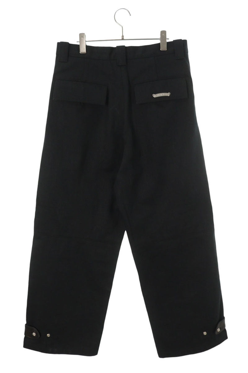 Chrome Hearts STREET SWEEPER Wide Leg Denim Hem Size 32