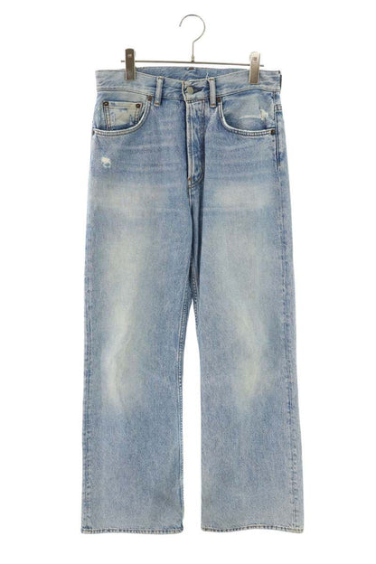 ACNE STUDIOS Light Blue Trash Washed Baggy Denim Size 28