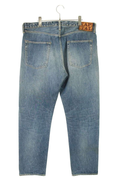 KAPITAL 14oz 5P Monkey CISCO Button Fly Denim Pants Size 38