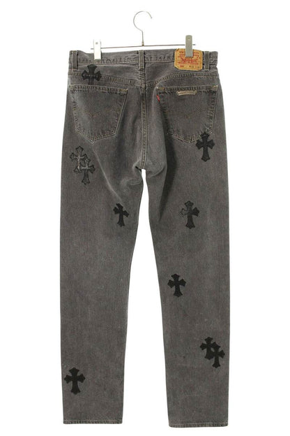 Chrome Hearts x Levi's U VNTG JEAN BLK RED TAB 501 Size 32