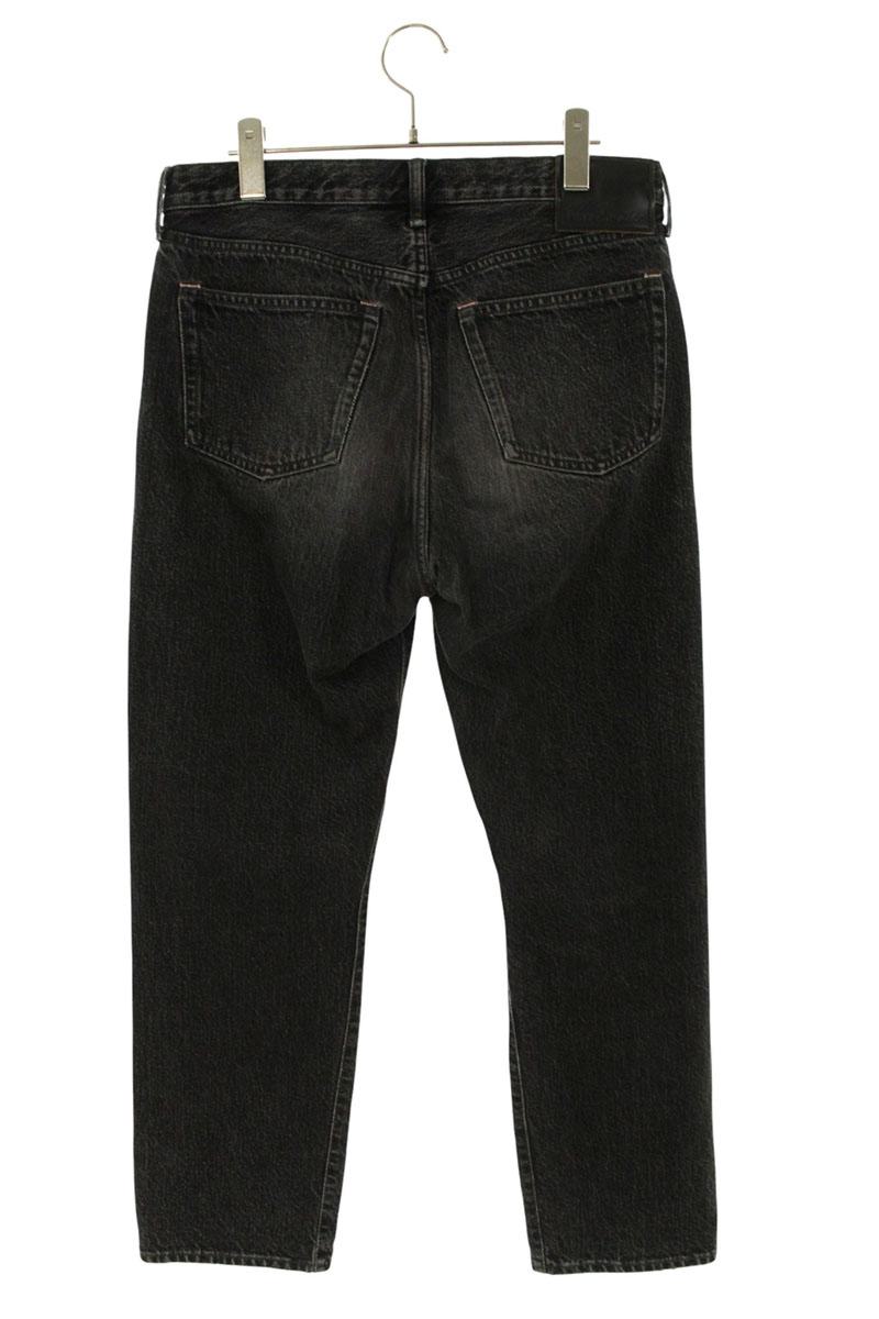 ACNE STUDIOS Black Washed Straight Denim Pants Size 32