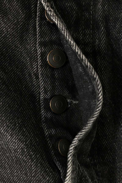 ACNE STUDIOS Black Washed Straight Denim Pants Size 32