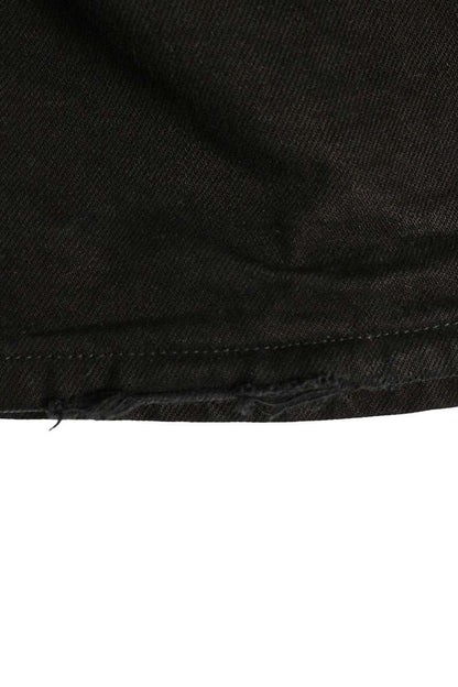 AMIRI Black Coated Cargo Flare Denim Pants Size 33