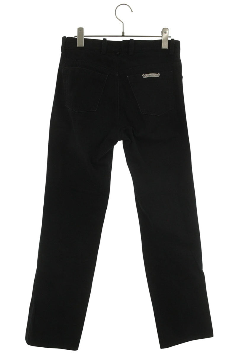 Chrome Hearts DNM PANTS BLK Flare Knee Stitch Denim Size 29