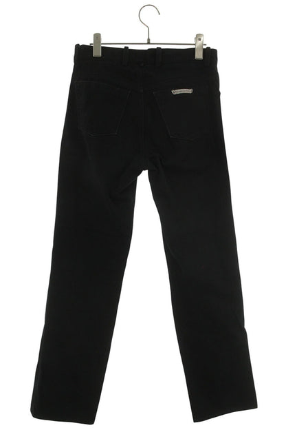Chrome Hearts DNM PANTS BLK Flare Knee Stitch Denim Size 29