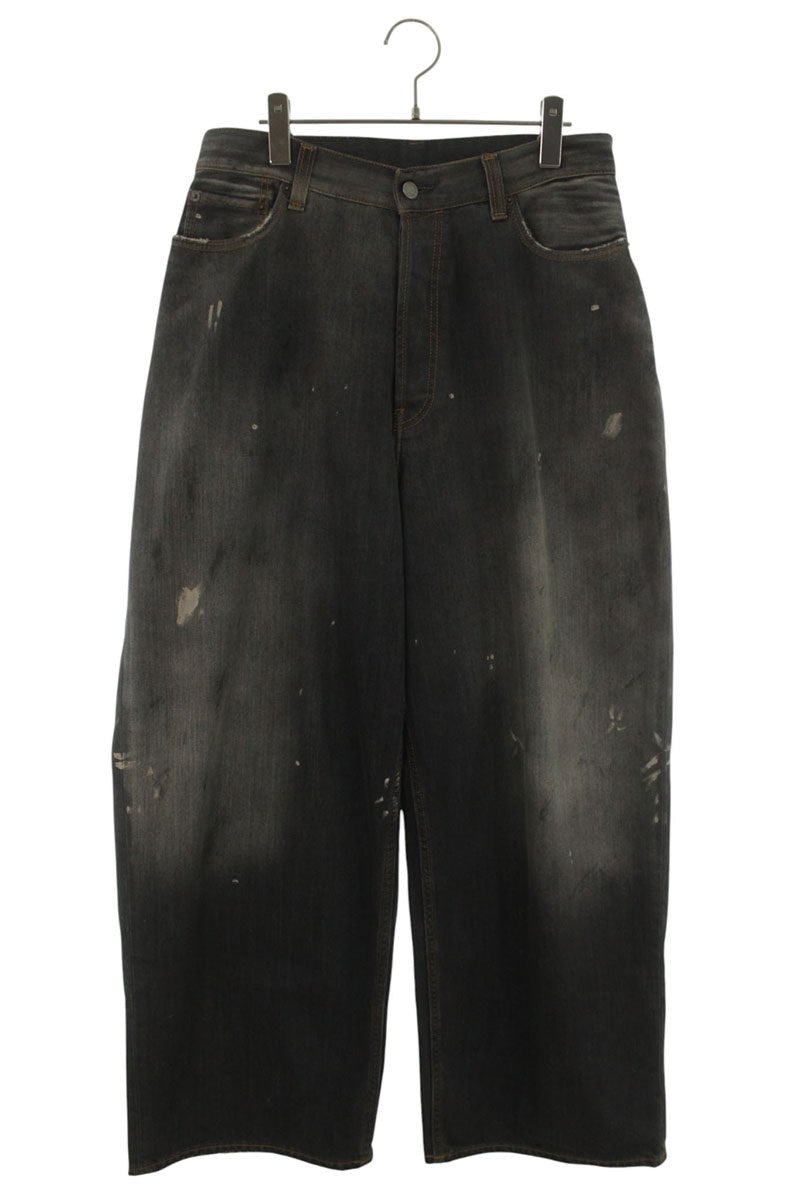 ACNE STUDIOS FN BLACK TRAFALGAR Vintage Paint Denim Size 33