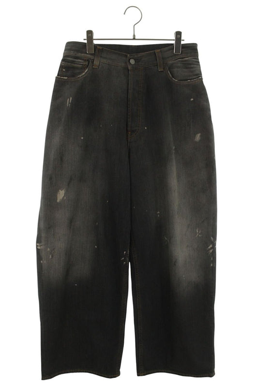 ACNE STUDIOS FN BLACK TRAFALGAR Vintage Paint Denim Size 33