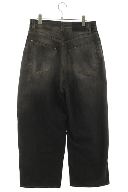 ACNE STUDIOS FN BLACK TRAFALGAR Vintage Paint Denim Size 33